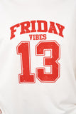 MAGLIA FRIDAY PANNA/ROSSA LUMINA TAGLIA UNICA