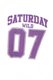 MAGLIA SATURDAY PANNA/VIOLA LUMINA TAGLIA UNICA