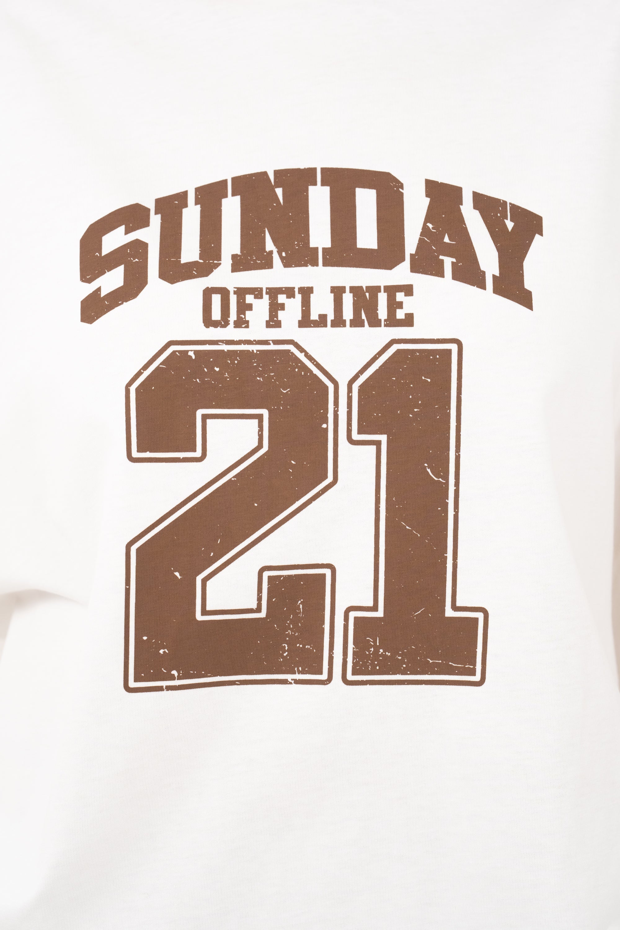 MAGLIA SUNDAY PANNA/MARRONE LUMINA TAGLIA UNICA