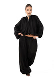 COORDINATO ALICE NERO DUE PEZZI JUSTWEST TAGLIA UNICA