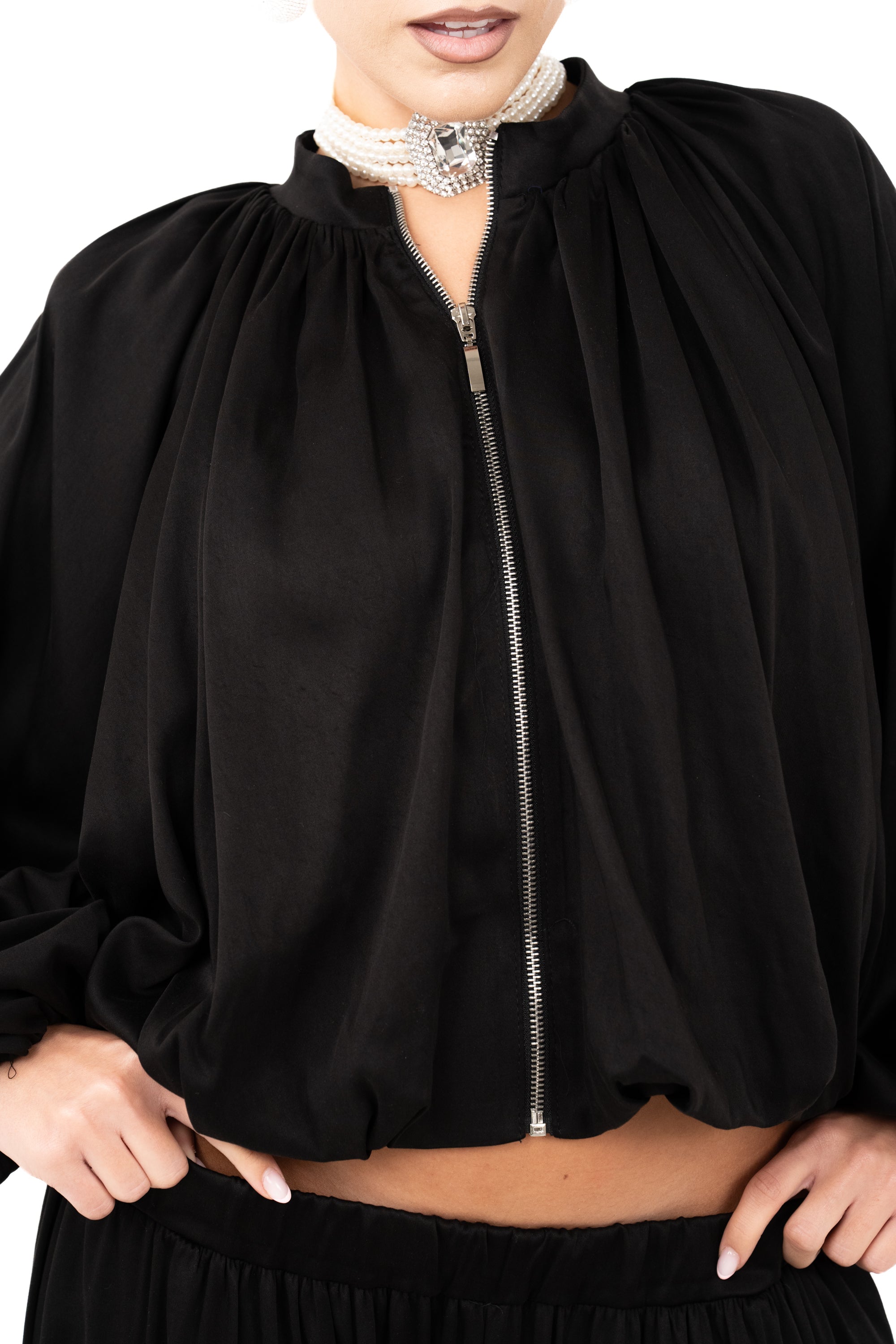 COORDINATO ALICE NERO DUE PEZZI JUSTWEST TAGLIA UNICA
