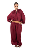 COORDINATO ALICE BORDEAUX DUE PEZZI JUSTWEST TAGLIA UNICA