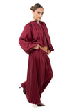 COORDINATO ALICE BORDEAUX DUE PEZZI JUSTWEST TAGLIA UNICA