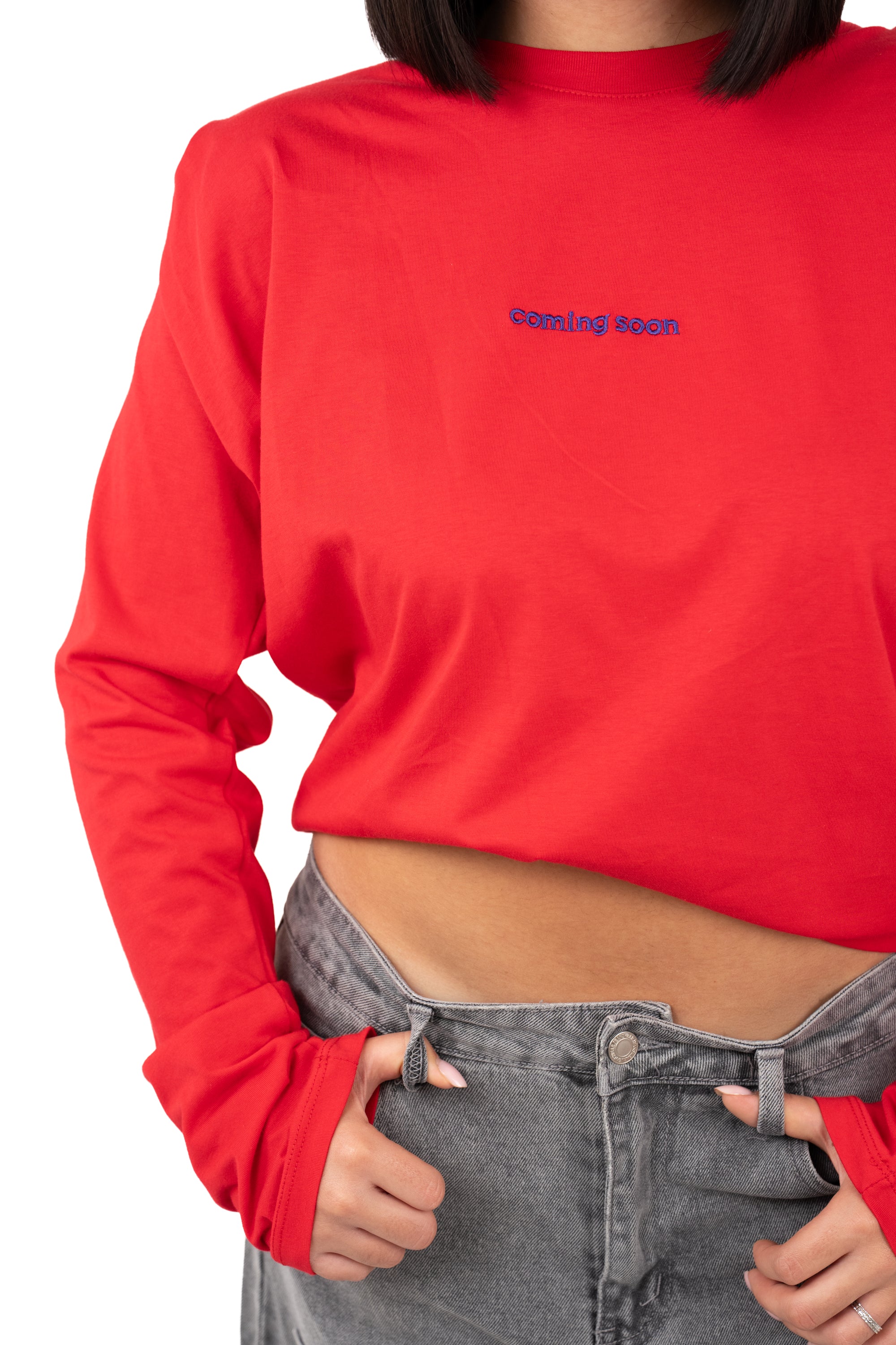 T-SHIRT "COMIING SOON" ROSSA LUMINA