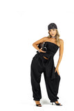 Coordinato Pantaloni Satin e Top bustino a fascia Lumina