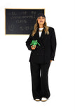 Giacca Doppiopetto Lumina Elegante Sartoriale in Viscosa Stretch