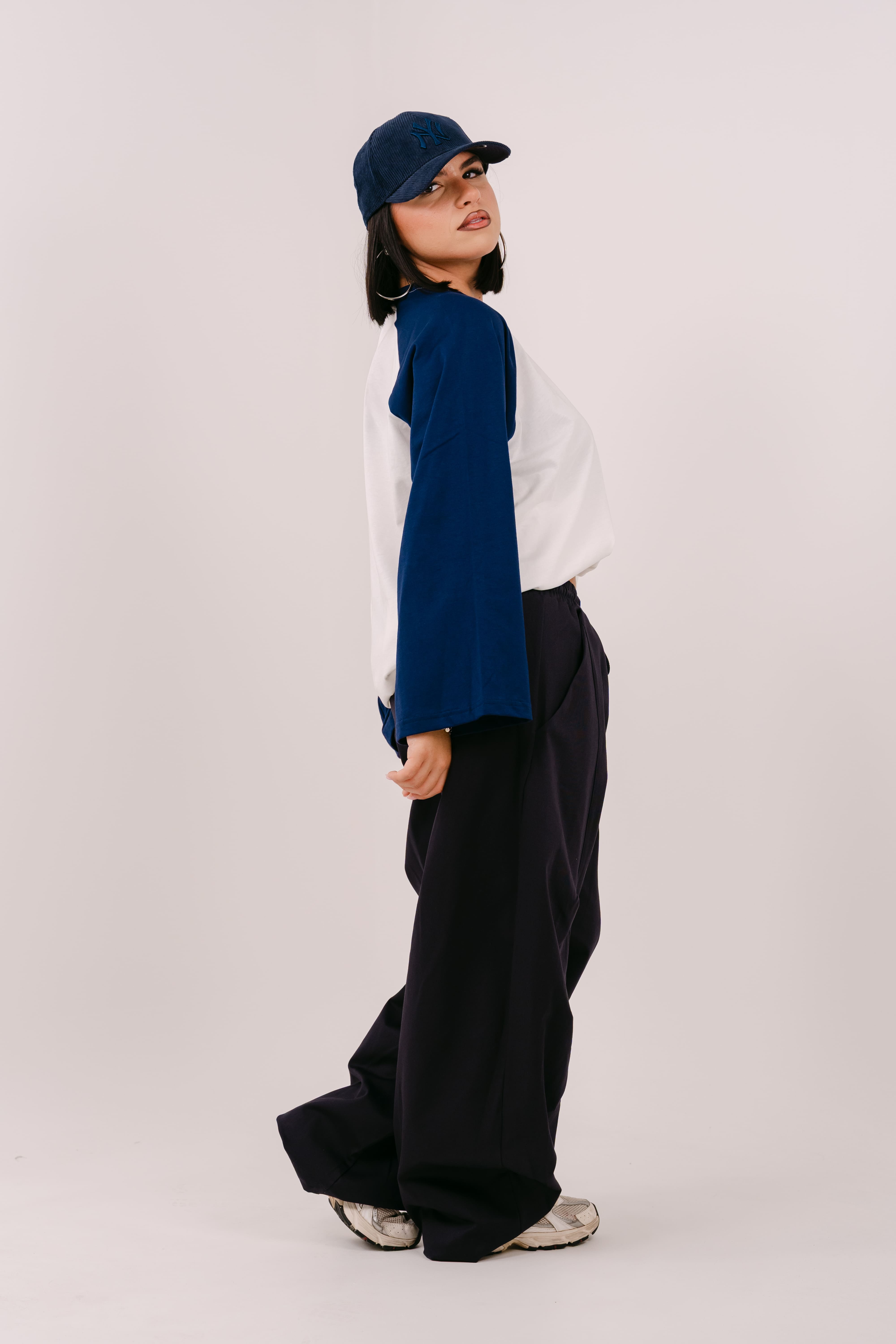 PANTALONE LAVINA CARGO BLU TAGLIA UNICA