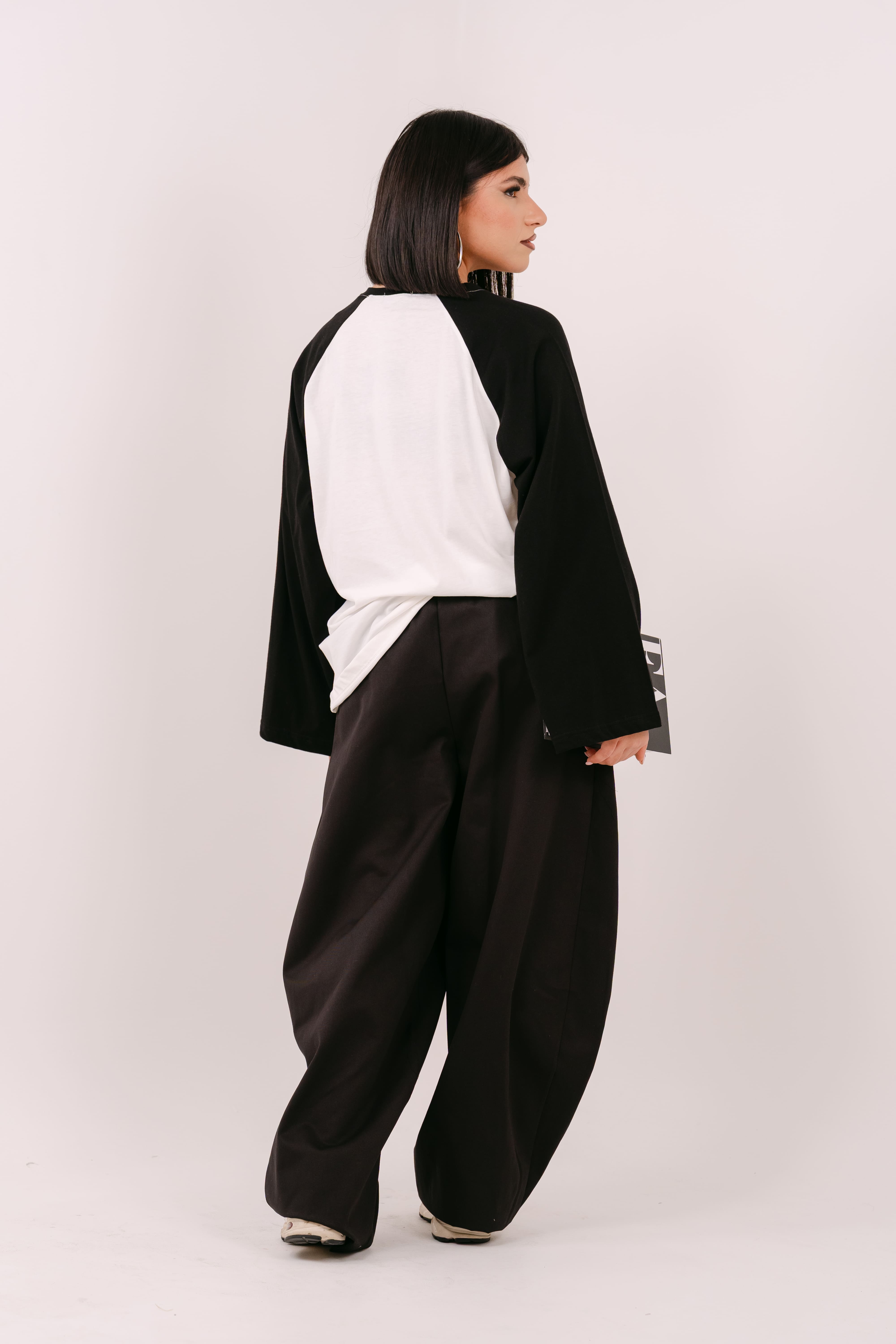 PANTALONE LAVINA CARGO NERO TAGLIA UNICA