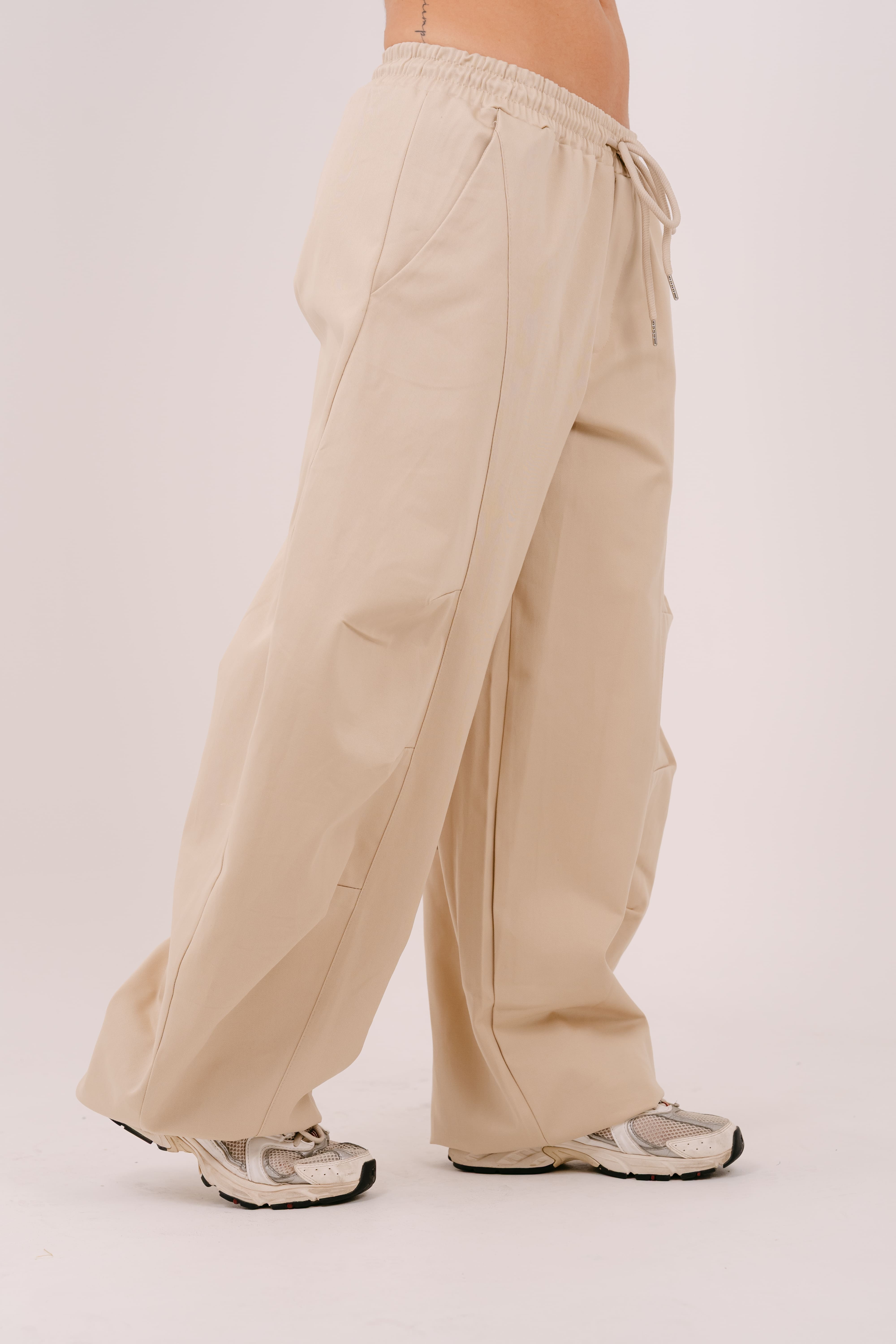 PANTALONE LAVINA CARGO BEIGE TAGLIA UNICA