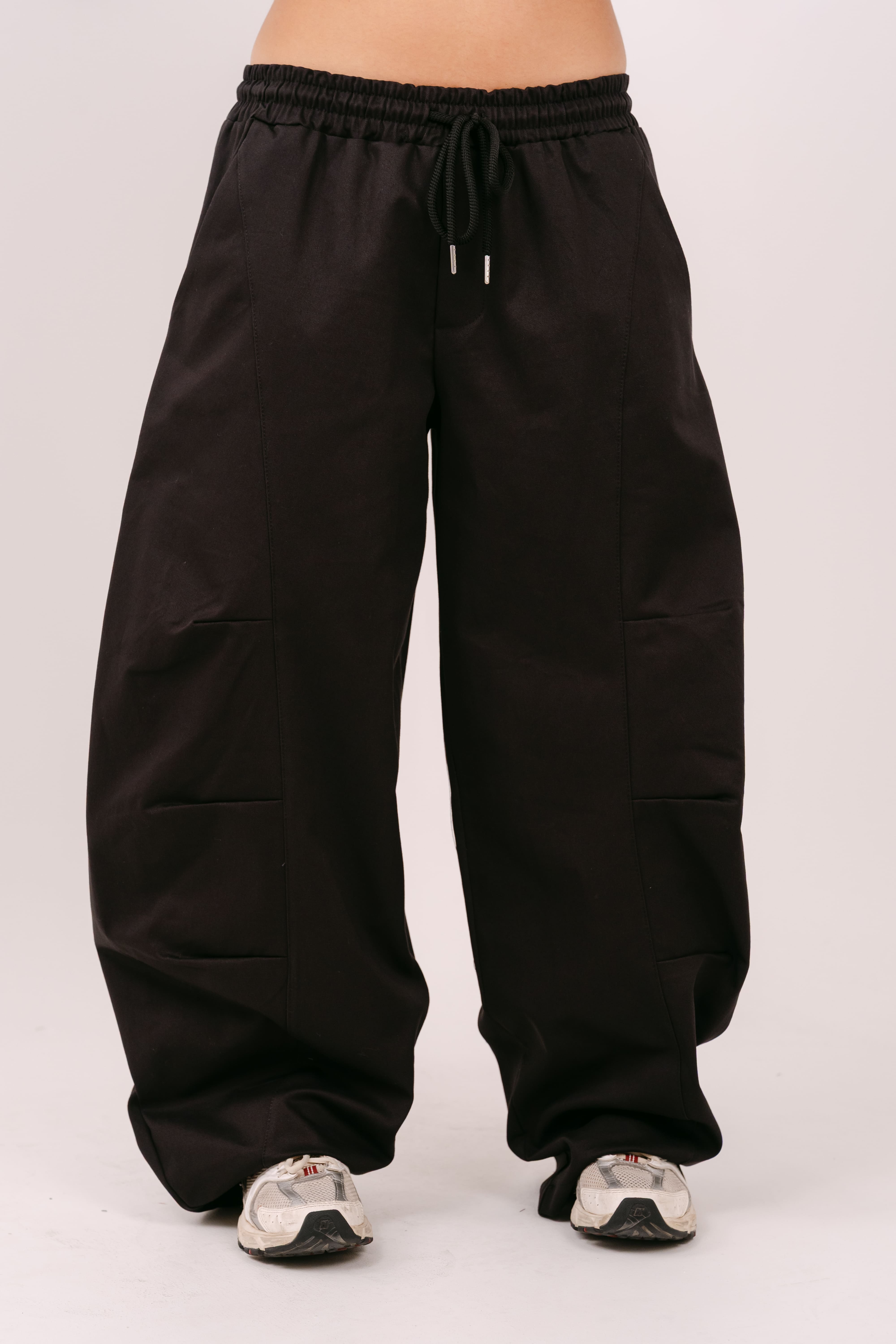 PANTALONE LAVINA CARGO NERO TAGLIA UNICA