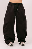 PANTALONE LAVINA CARGO NERO TAGLIA UNICA