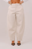 PANTALONE FLORENCE CREMA BALLON LUMINA