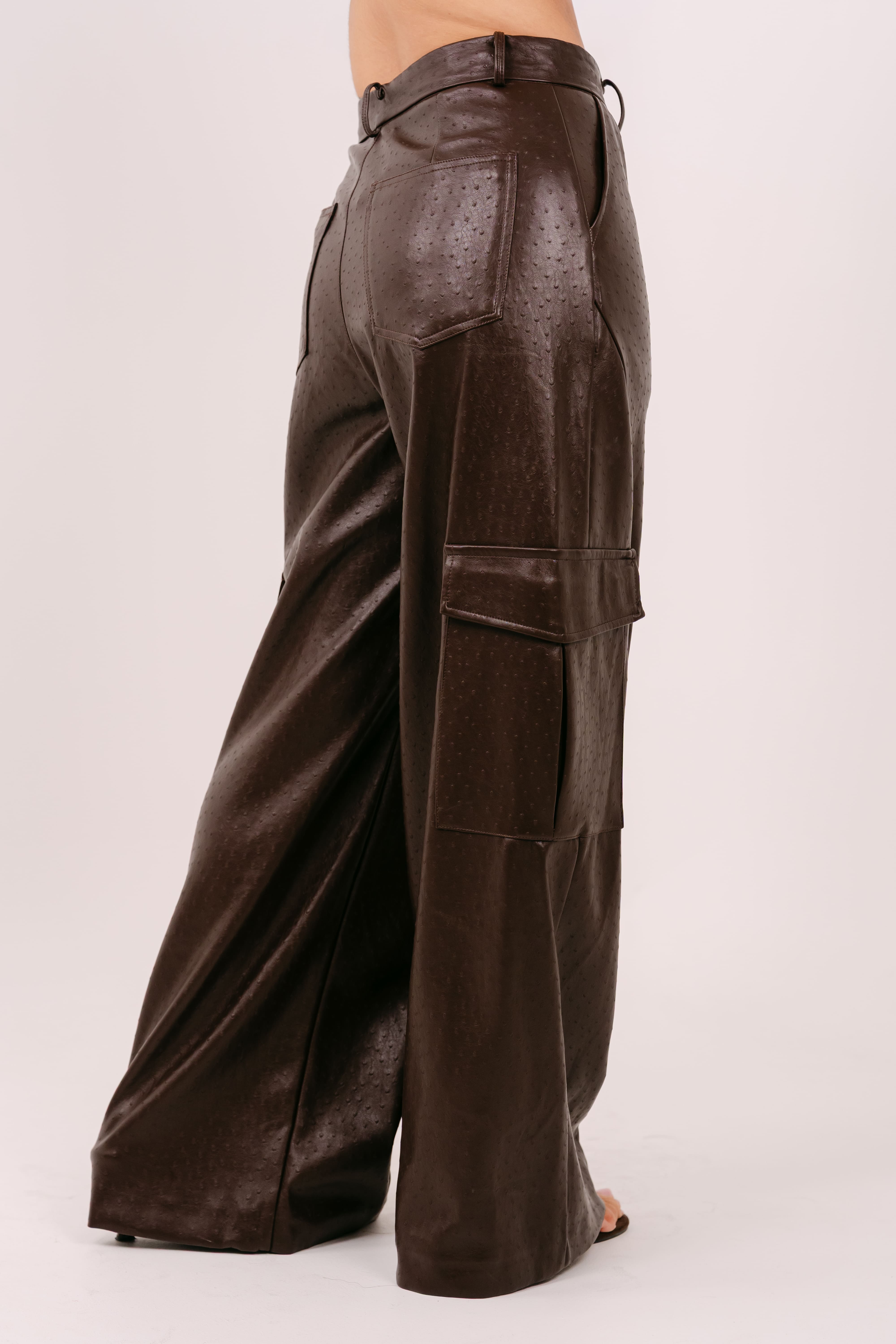 COORDINATO MADISON ECOPELLE MARRONE LUMINA
