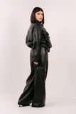 COORDINATO MADISON ECOPELLE NERO LUMINA