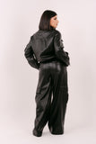 COORDINATO MADISON ECOPELLE NERO LUMINA