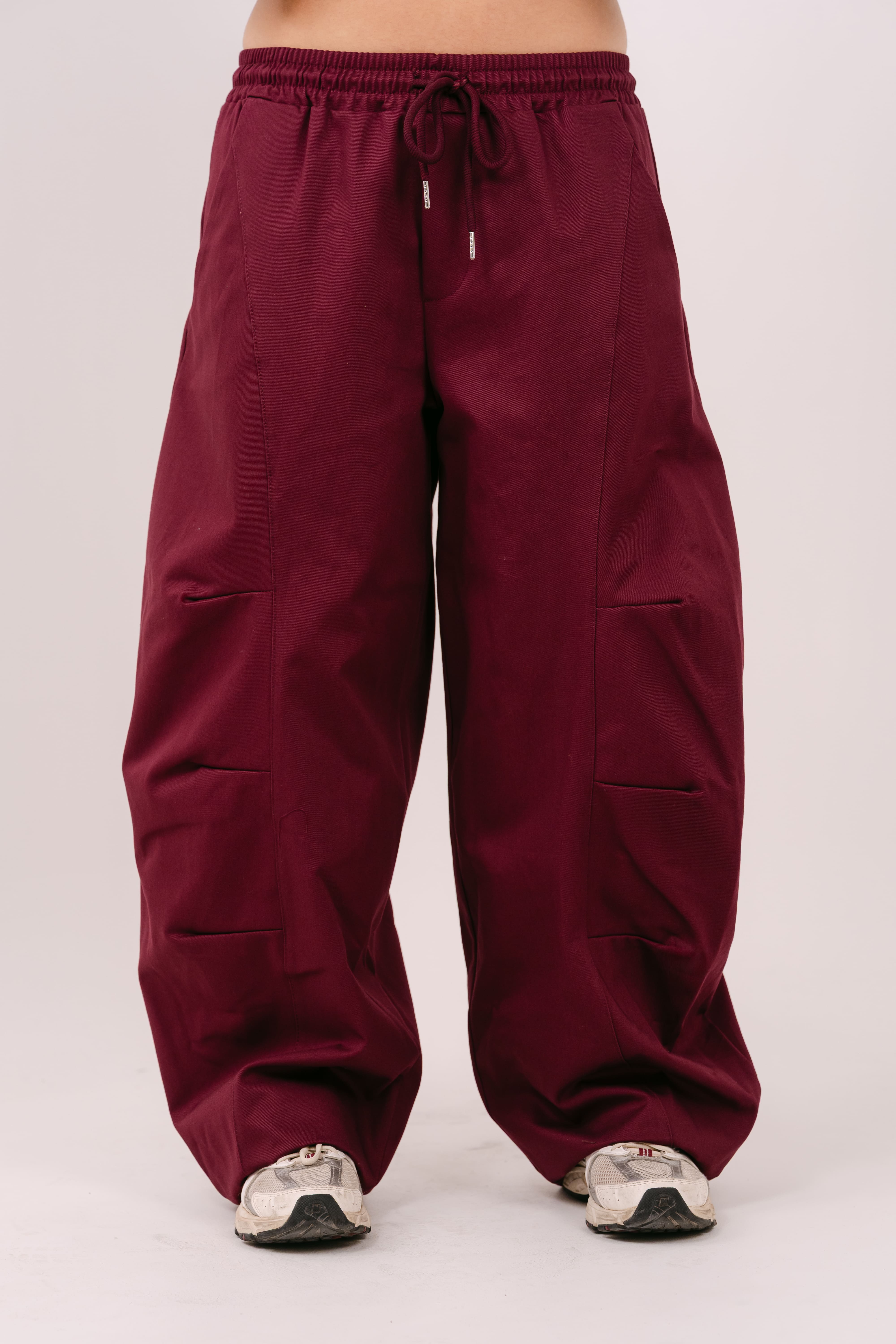 PANTALONE LAVINA CARGO BORDEUX TAGLIA UNICA