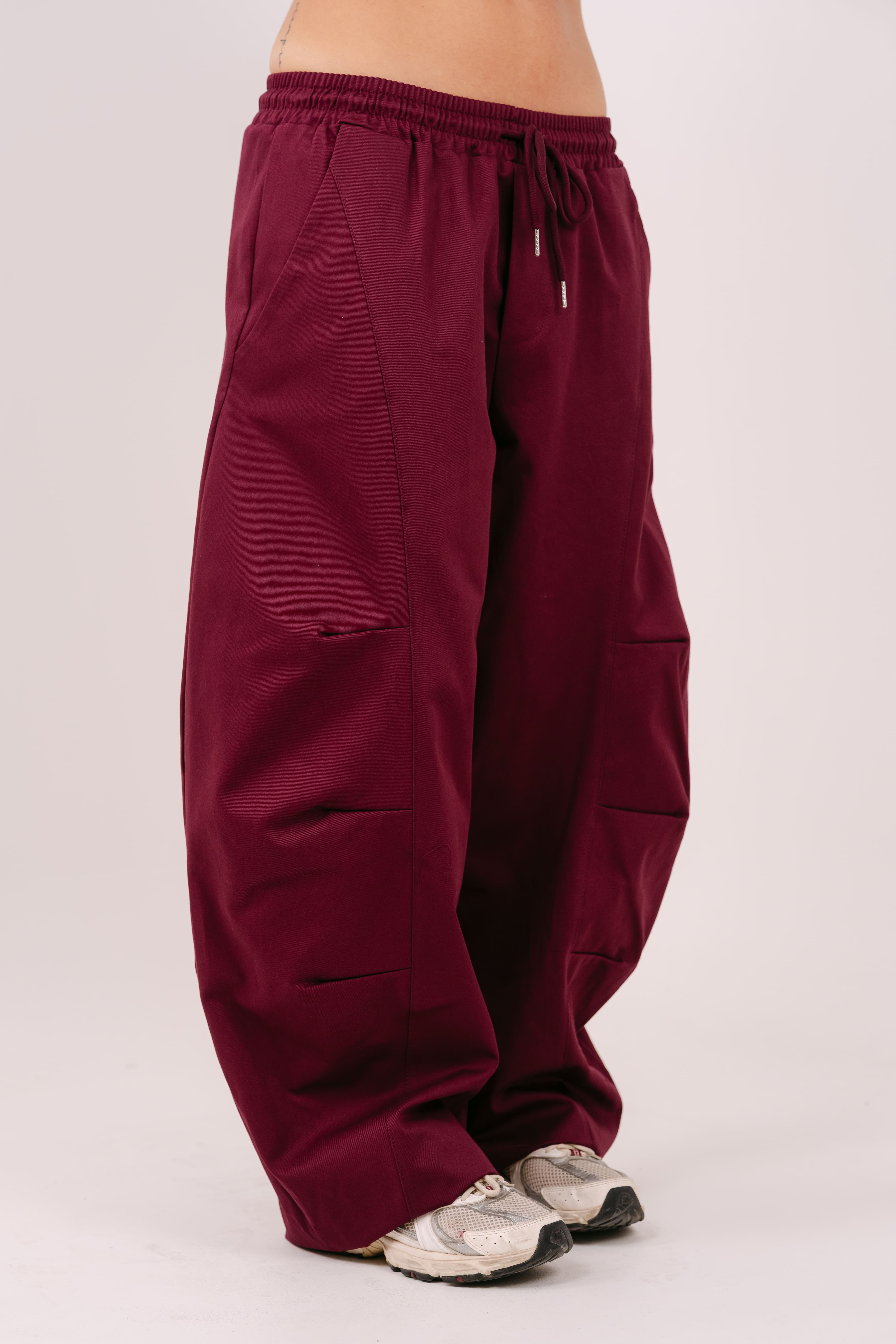 PANTALONE LAVINA CARGO BORDEUX TAGLIA UNICA