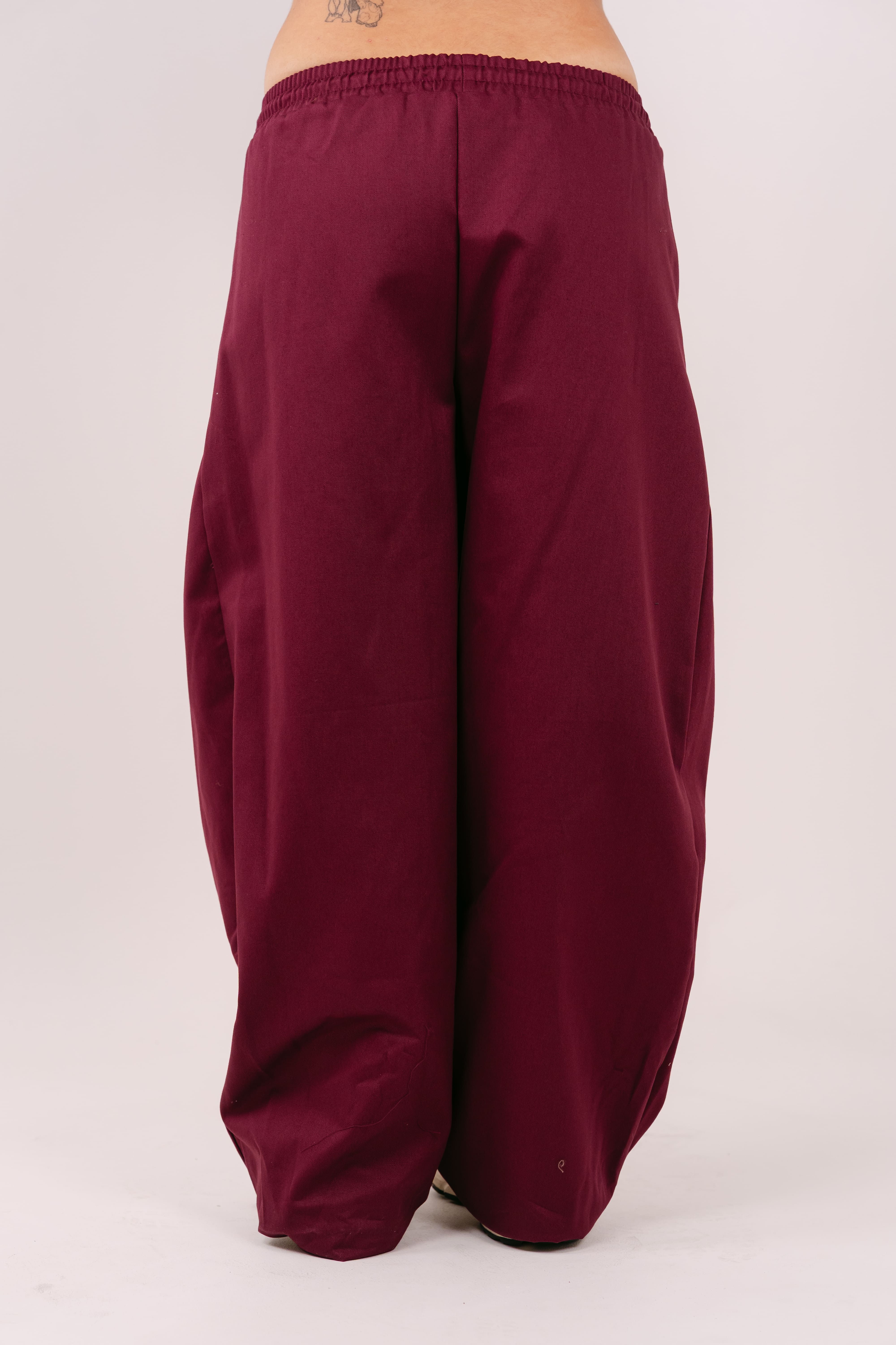 PANTALONE LAVINA CARGO BORDEUX TAGLIA UNICA